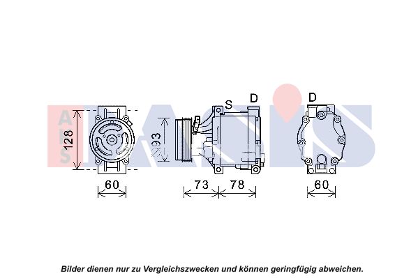 AKS DASIS Kompressori, ilmastointilaite 852817N